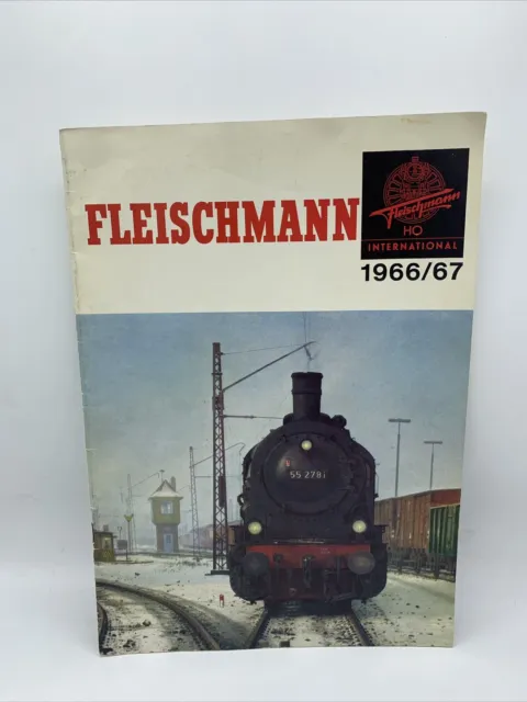 1966/67 Fleischmann HO International Model Train Catalog Railroad Cars Engines