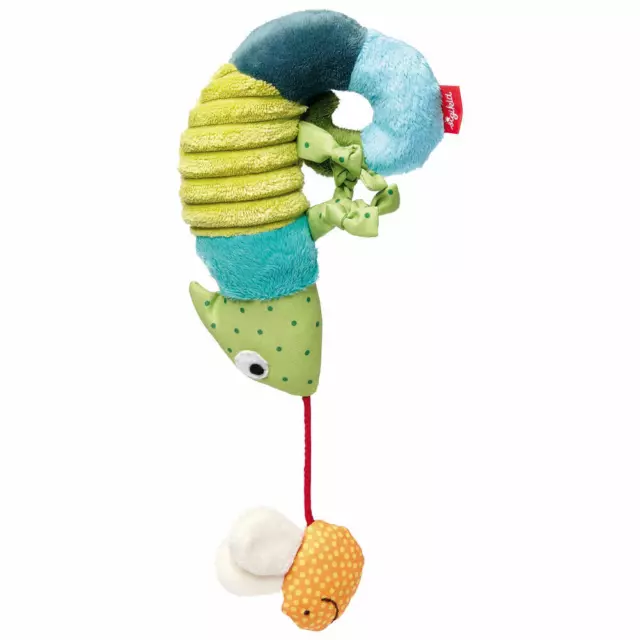 sigikid pendant chameleon grasping rattle baby toy toy baby car seat