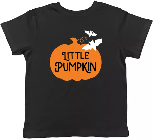 Little Pumpkin Kids T-Shirt Spooky Halloween Trick or Treat Childrens Boys Girls