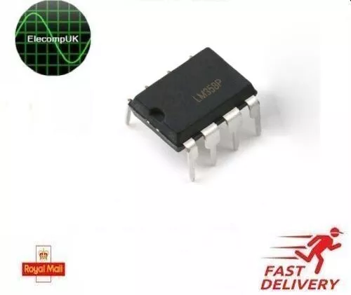 LM358P DUAL OP-AMP. DIL-8 PACKAGE. 1-20 Pcs.