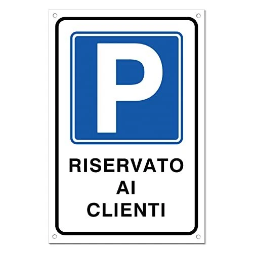 Cartello Divieto Di Sosta Parcheggio Privato Alluminio Riflettente 30x40 Cm, 1 Pezzi Cartello Parcheggio Privato Metallo Protezione UV, Impermeabile - 8