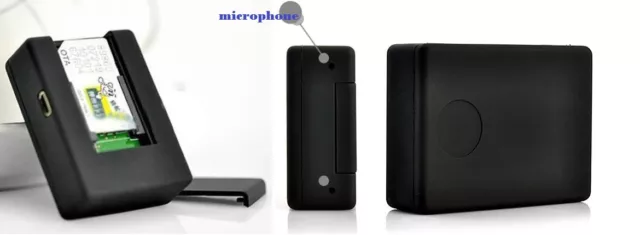 MICROSPIA AMBIENTALE N9 GSM MICRO ATTIVAZIONE AUDIO VOCALE CIMICE SIM CARD  SPIA 