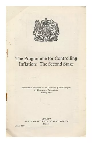 GREAT BRITAIN. TREASURY The programme for controlling inflation - the second sta