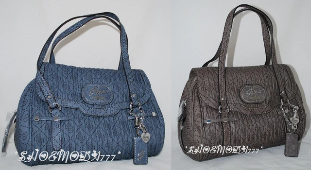 GUESS COOL DISCO Logo Sac a Main Bag Satchel Monogramme Coeur