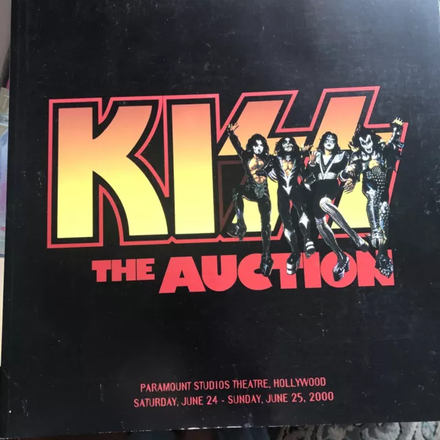 KISS The Auction Butterfields Softcover Book Gene Simmons Paul Stanley Book