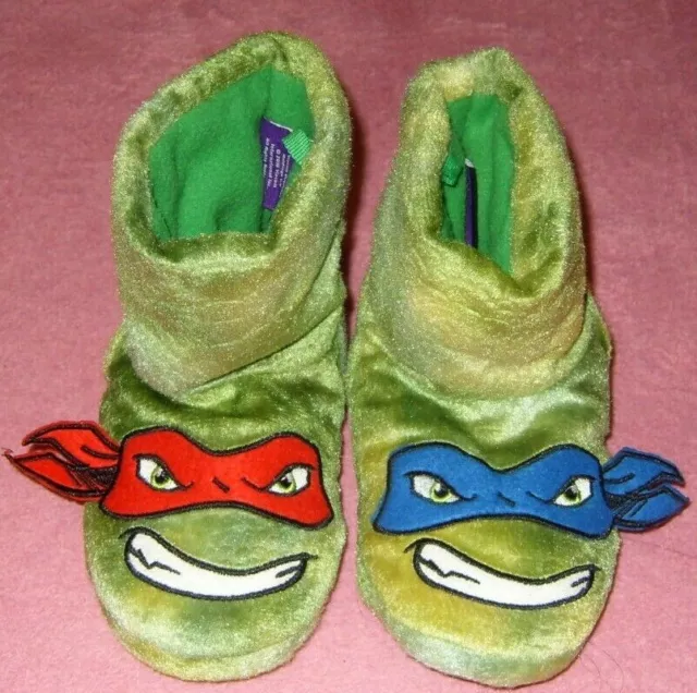 BOYS SIZE 11 Teenage Mutant Ninja Turtles Slipper Boots George