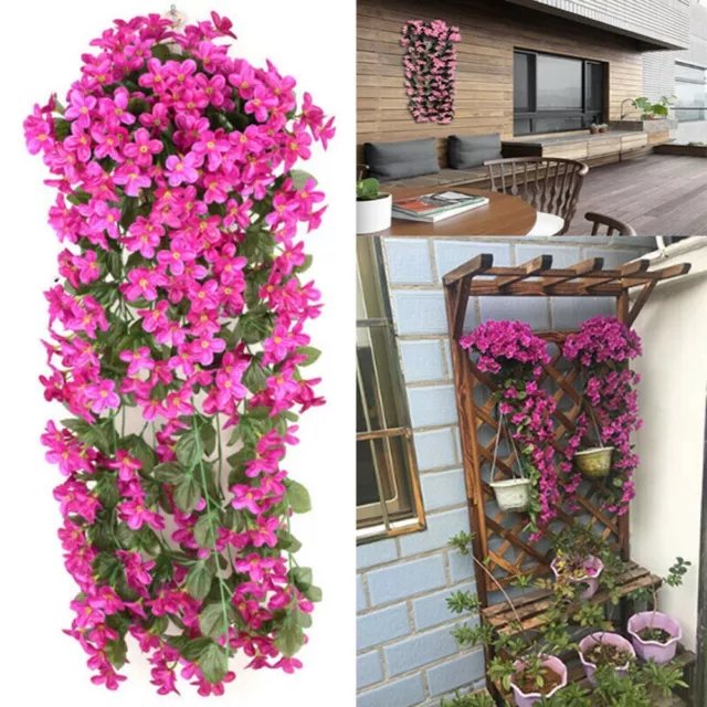 Artificial Fake Flower Ivy Vine Hanging Garland Plants Wedding Home/Garden-Decor