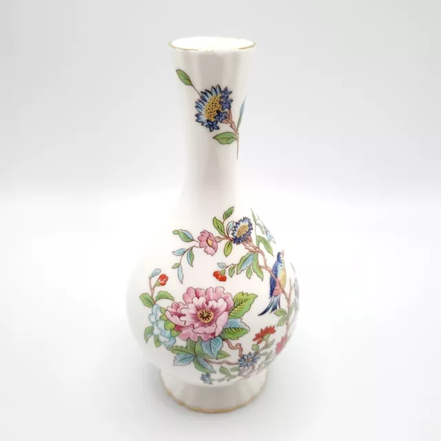 AYNSLEY Bone China PEMBROKE Pattern Bud Vase 6" Tall