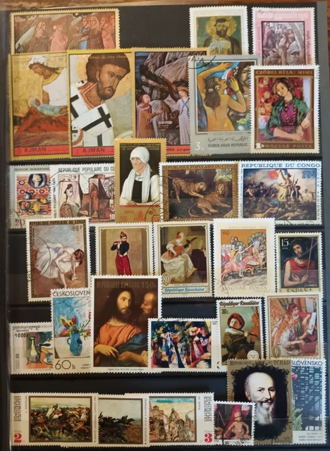 LOT DE 38 Timbres Thématique Voitures (THE 659) EUR 1,50 - FR