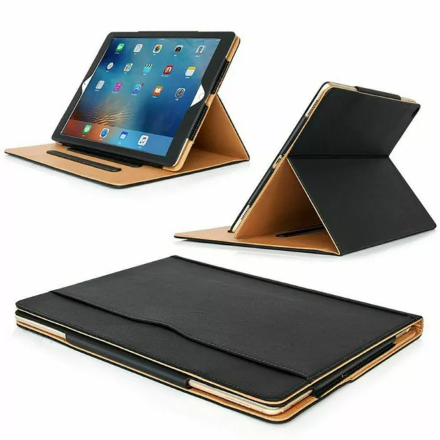 Leather Case For Apple iPad 9th Generation 2021, Flip Folio Luxury Cover 10.2"