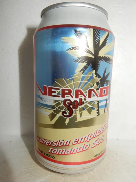 VERANO SOL Beer can from MEXICO  (355ml)  Empty  Beercan !!