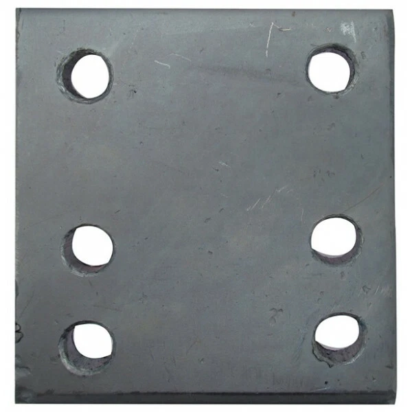 MAYPOLE Descente Plaque - 6 Trou - Zingué - 4in 233