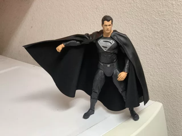 CUSTOM DC MCFARLANE Mezco Superman Armor Wired Cloth 1:12 CAPE