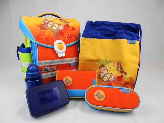 McNeill Ergo Light pure Schulranzen Angel 4-teiliges Set