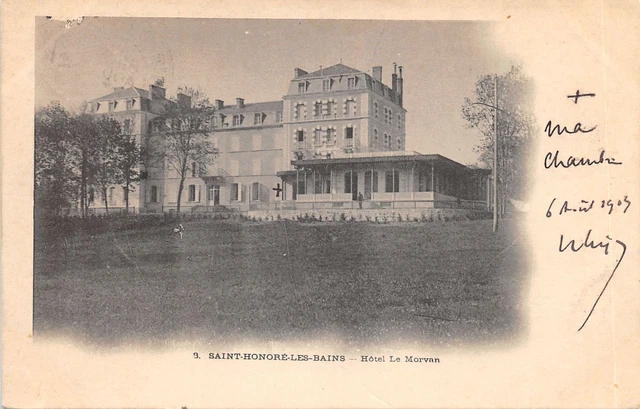58-Saint Honore Les Bains-Hotel Le Morvan-N�6023-F/0295
