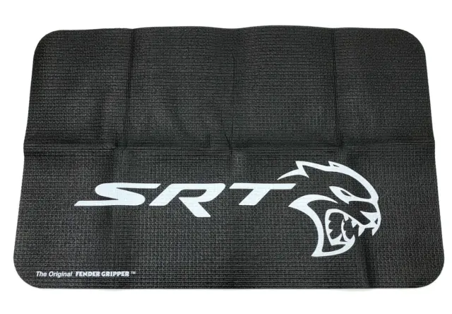 Fender Gripper Protective Black Fender Cover Mat Dodge SRT Hellcat  Logo