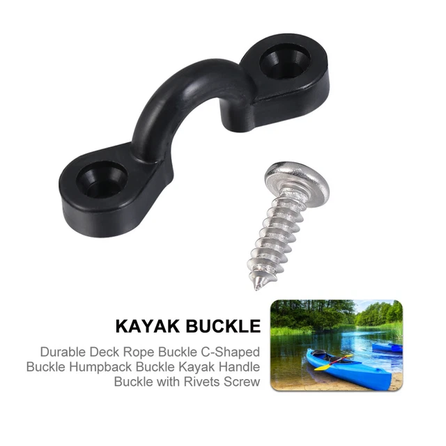 Poignée De Transport Pour Kayak/Canoë - Caoutchouc Et Nylon - Noire - Longueur 25 Cm - 5