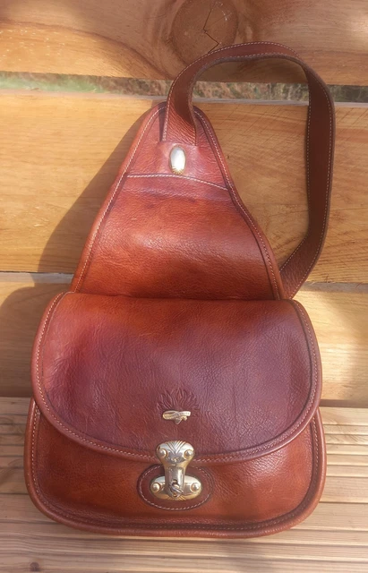 Sac Gil Holsters En Cuir Marron Fauve  Porté Épaule .