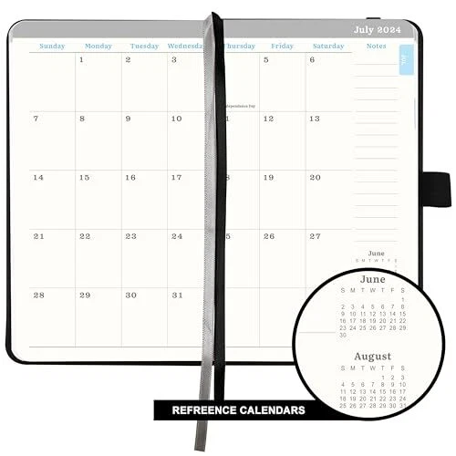 2024-2025 POCKET PLANNER - Pocket Calendar 2024-2025 for Purse, July