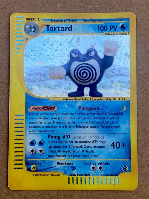 CARTE Pokémon TARTARD HOLO 24/165 Expédition FR