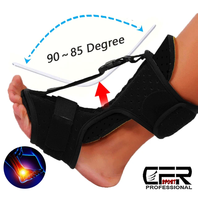 PLANTAR FASCIITIS NIGHT Splint Adjustable Ankle Brace Foot Drop