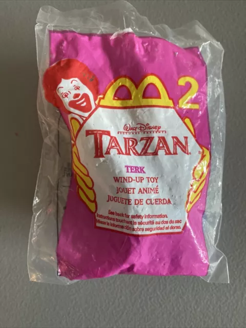 Vintage 1999 Disney Tarzan McDonalds Happy Meal Wind-Up Toy - Terk #2 New