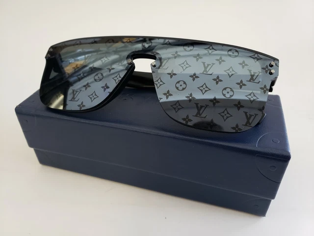 LOUIS VUITTON LV Waimea L Sunglasses Eye Were Plastic Black Z1583E Italy  85RC718