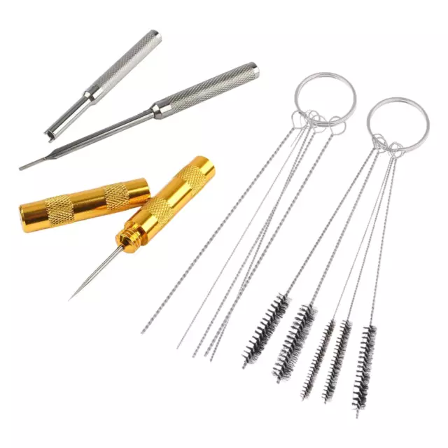 Spray Gun Cleaning Brushes Needles Nozzle Airbrush Cleaning Repair Tool Kit