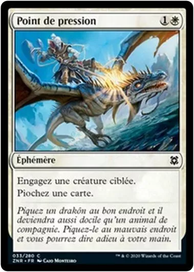 MTG Magic ZNR - [x4] Pressure Point/Point de pression, French/VF