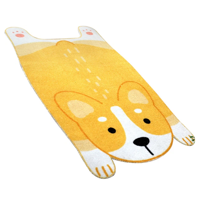 Tappetino da pavimento cartone animato stuoia creativo adorabile cuscino da pavimento antiscivolo