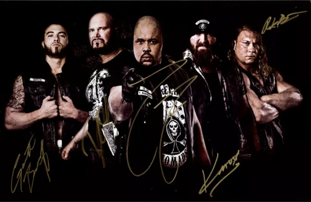 Official Highspots - Aces & Eights "Club House Line Up" Hand Signed 11x17" *COA