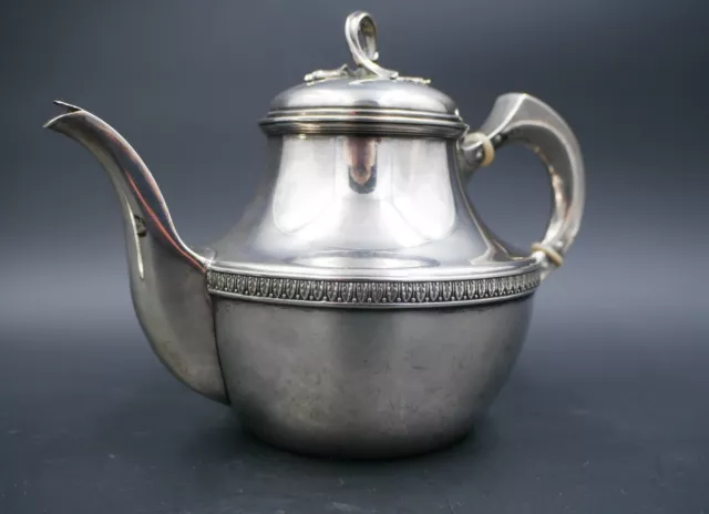 Wunderschöne Teekanne Silber Silver 800 Koch Bergfeld Bremen Empire Stil