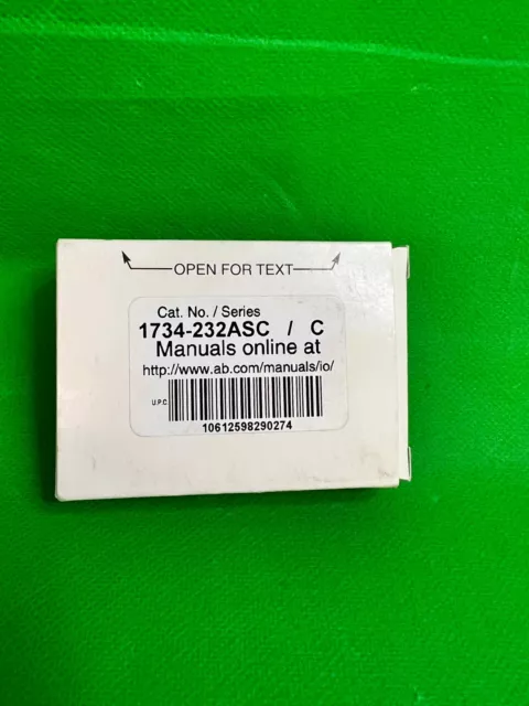 New Sealed AB 1734-232ASC Series C Point IO RS232 ASCII Serial Module