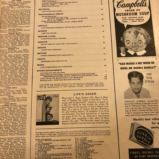 LIFE MAGAZINE JULY 28, 1952 British starlets making their mark in ...