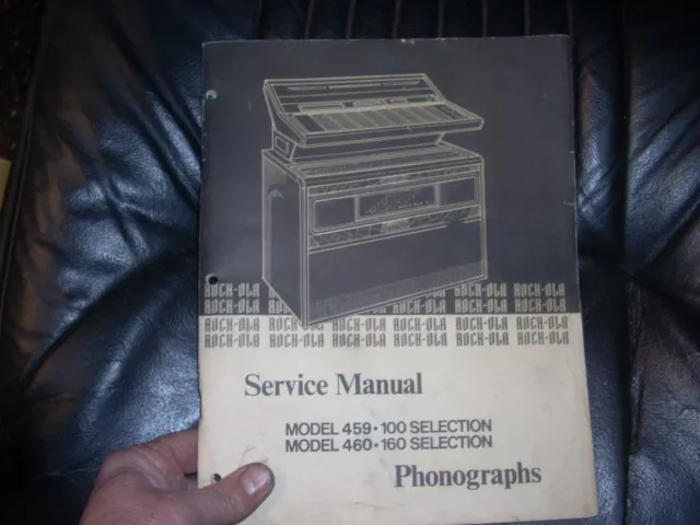 Rockola Jukebox Manual model 459  460