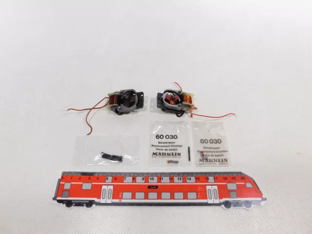 DT609-0, 5 #2x Märklin H0 00 AC Motor With 60030 Brush Pair for 800 'S Locos