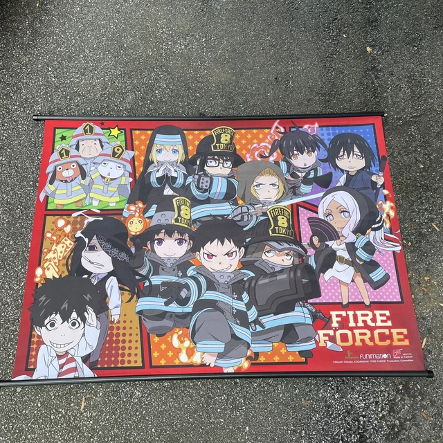 Fire Force Anime Wall Art Poster Decoration Banner Anime Made In Taiwan Roll Up