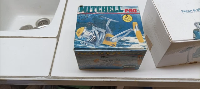 Manivelle De Moulinet Mitchell Nautil 6500 – Pièce D’origine – Jaune – France