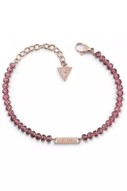 Guess Uptown Chic Pink Bead Bracelet UBB28044-L