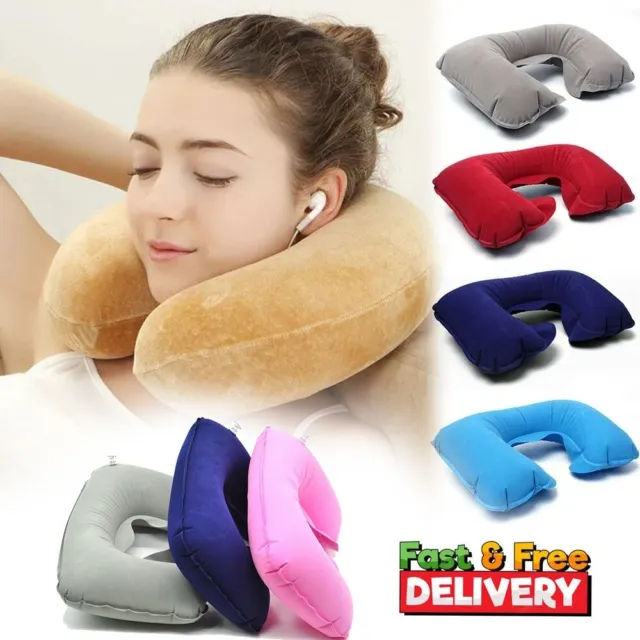 Neck Pillow Sleep Neck Support Head Rest Memory Foam U-shaped Travel Air Flight