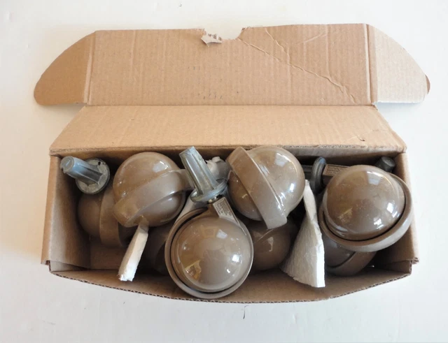 8 Vintage Retro Shepherd Kenrick Beige Furniture Chair Ball Castors G-Plan UK