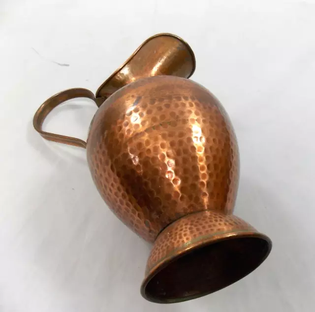 Vintage Retro Kupfer Kanne Kupferkanne Wasserkanne Kupfervase Blumenvase Vase 2