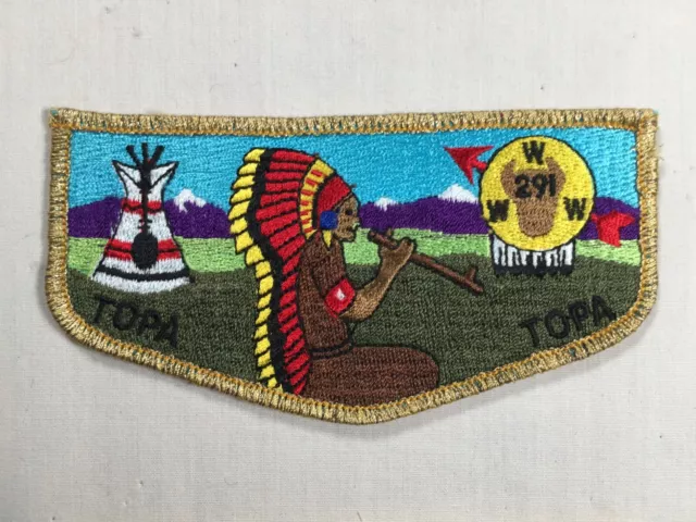 Topa Topa OA Lodge 291 S12 Flap BSA Patch