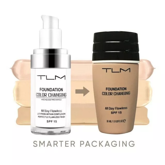 TLM Color Changing Foundation Flawless Makeup Change Skin Magic Colour
