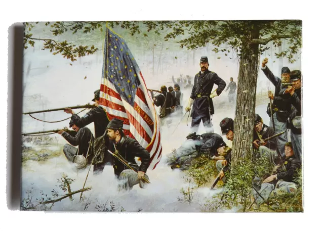 American Civil War Battle Of Gettysburg Dale Gallon Art Magnet Hold At All Costs