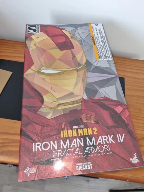 Hot Toys Iron Man Mark XLVI Diecast (Concept Art Version) (MMS489-D25) Marvel Studios: Los primeros diez años figura coleccionable a escala 1/6