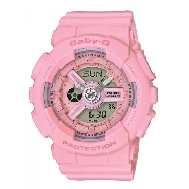 RELOJ CASIO BABY-G Ba-110-4A1Er Rosa Niño-Niña, Wr 200 M., Crono