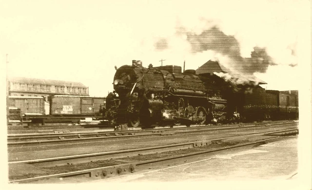 6K626 Rp 1933 Boston & Albany Railroad Engine #1451 Allston Ma