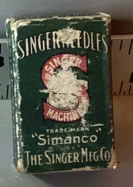 Singer sewing machine needles sz 18 135x8 Simanco USA new old stock