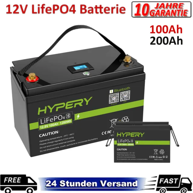 LiFePO4 Akku 12V 50Ah Lithium Batterie BATRION Wohnmobil Boot
